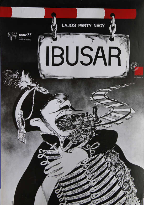 Plakat do sztuki teatralnej IBUSAR